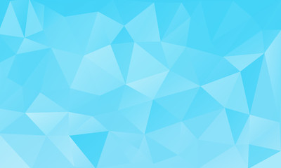 Obraz premium Blue sky polygonal background vector