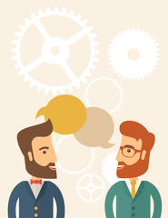 Two professional young men