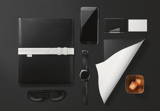 Sleek Stationery Mockup