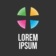 Abstract circle logo