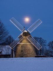 Windmill in Winter, Germany