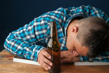 Student with alcohol problems