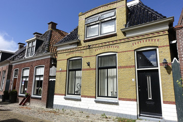 Maisons de pécheurs aux Pays-bas