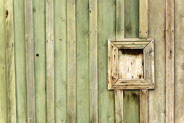 Abstract architectural detail in Olkhon Island, Baikal Lake, Russian Federation