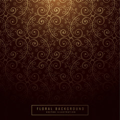 shiny vintage floral background