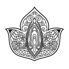 indian ornament paisley vector floral design elements or motifs template for cards, banners and other