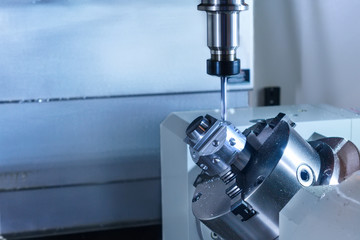 CNC Milling machine workpieces detail