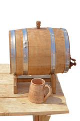 the  wooden barrel