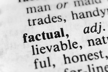 Obraz premium Factual