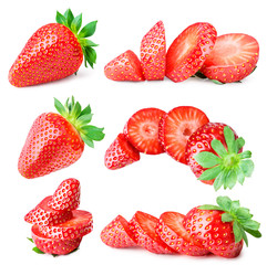 ripe strawberry Set - 121385834