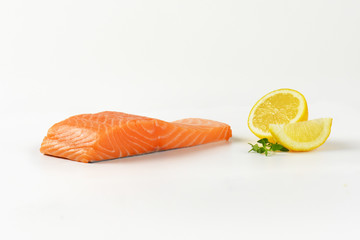 Fresh salmon fillet