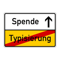 ortsschild typisierung spende I