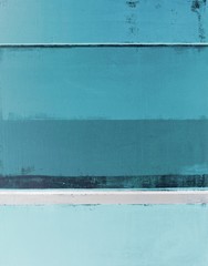 Teal Abstract Art Painting