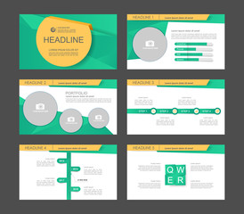 Set of color infographic elements for presentation templates. Leaflet, Annual report, book cover design. Brochure, layout, Flyer layout template design.
