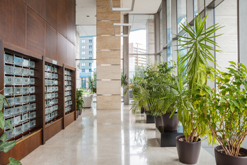 Building lobby area