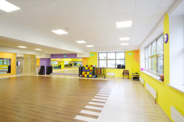 Interior of a modern dancing hall