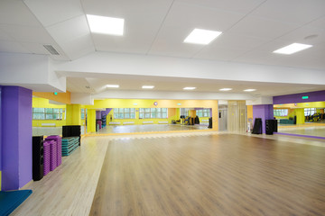 Interior of a modern dancing hall