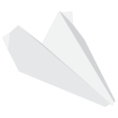 Vector illustration paper plane
