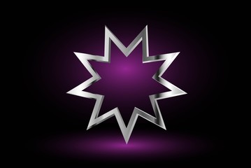 Bahai symbol,