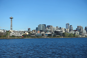Obraz premium artsy seattle