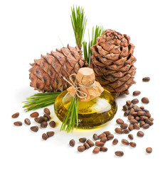 Cedar products:oil and nuts.