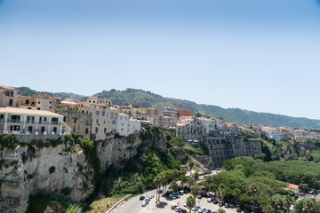 Fototapeta na wymiar Ancient Italian town of Tropea in Calabria 