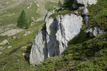 Fototapeta na wymiar Switzerland, Valais, Lötschental,