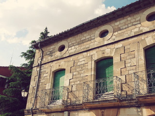 Fototapeta na wymiar Lerma Burgos Spain Old House