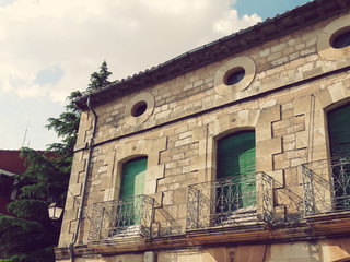 Fototapeta premium Lerma Burgos Spain Old House