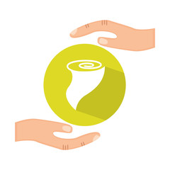 best insurance concept icon vector illustration design