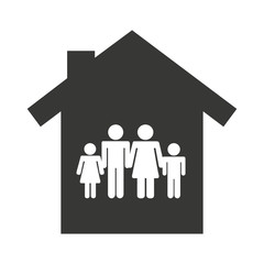 family insurance concept icon vector illustration design