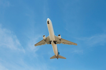 Airplane flying in sky