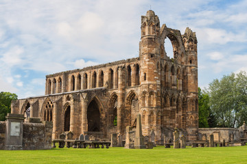 Fototapeta na wymiar Elgin Cathedral ruins - Scotland