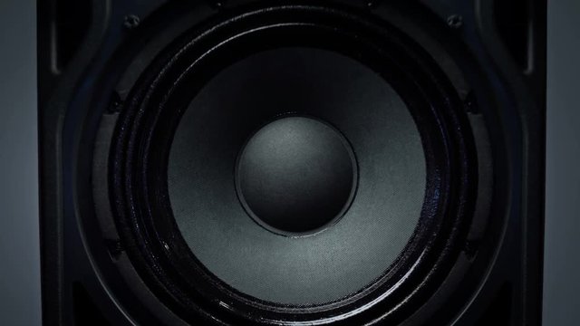 Detail of Animated Loud Sound Speaker