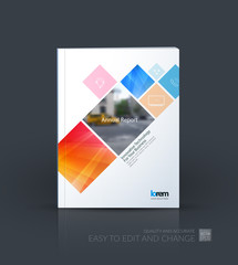 Brochure template layout, cover design annual report, magazine, 