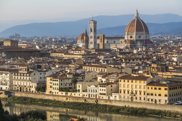 Fototapeta na wymiar historic center of Florence