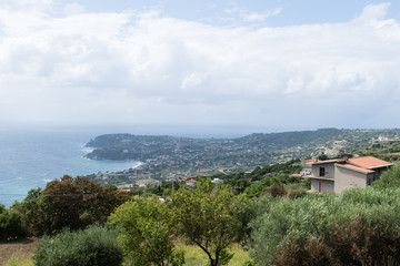 Fototapeta na wymiar Capo Vaticano, sea, landscape, Italy, Tyrrhenian Sea,Calabria, Italy 