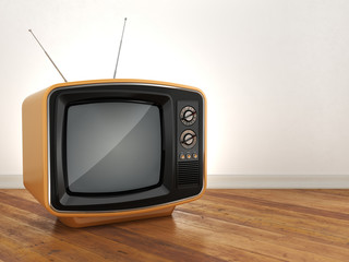 3D rendering old tv