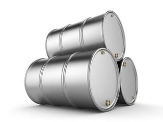 3D rendering aluminum barrel