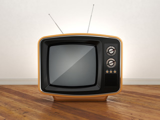 3D rendering old tv