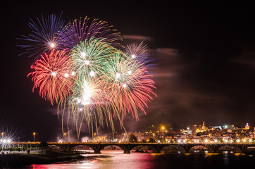 San Juan fireworks at Badajoz