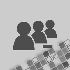 Add new user account flat icon for apps