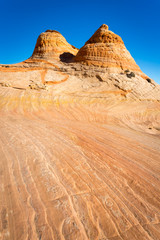 Coyote Buttes in the Vermilion Cliffs Arizona