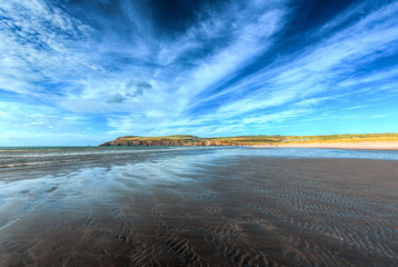 Newport Sand Beach, Wales.