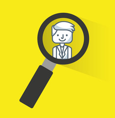 business person worker icon vector illustration design