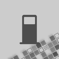 Petrol refueling station vector icon