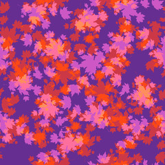Autumn leaves seamless