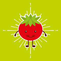 food character kids menu vector illustration design