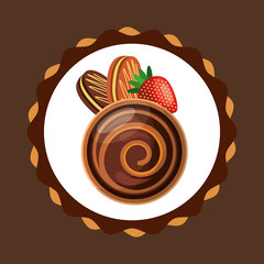 baked goods daily fresh vector illustration design