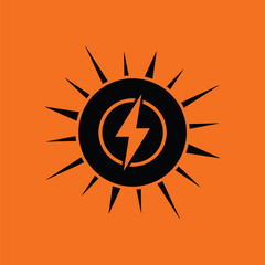 Solar energy icon